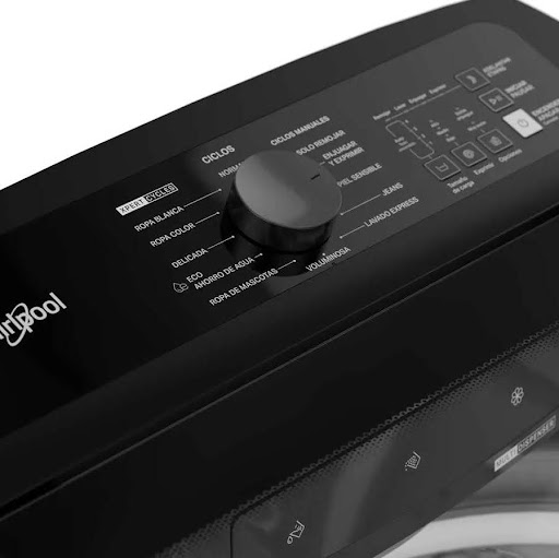 Lavadora Whirlpool en pausa