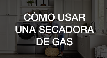 Cómo usar una secadora de gas